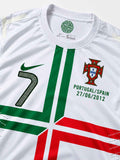 Portugal 2012 Away Authentic Jersey #7 Cristiano Ronaldo