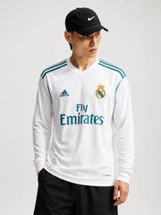 Real Madrid 2017/18 Home Long Sleeve Jersey