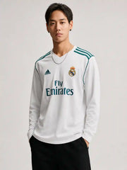 Real Madrid 2017/18 Home Long Sleeve Jersey