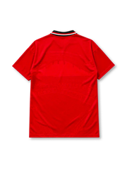 Manchester United 1994/96 home jersey in red with Sharp sponsor branding