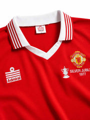 Manchester United 1977 FA Cup Final Home Jersey