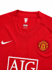 Manchester United 2007/08 Home League Version Jersey