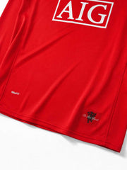 Manchester United 2007/08 Home Long Sleeve League Version Jersey