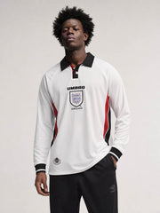 England 1998 World Cup Home Long Sleeve Jersey