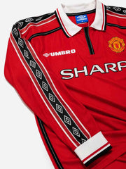 Manchester United 1998/99 Home Long Sleeve Jersey