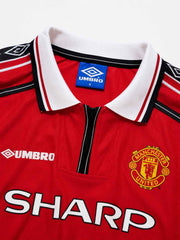 Manchester United 1998/99 Home Long Sleeve Jersey