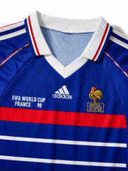 France 1998 World Cup Final Home Long Sleeve Jersey