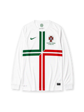 Portugal Euro 2012 semi-final away long sleeve jersey with bold cross graphic and match commemorative print
