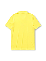 Wales 1976-79 away jersey in yellow with green and red side stripes and dual shoulder badges