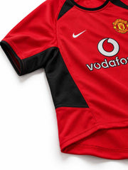Manchester United 2002–04 Home Short Sleeve Jersey
