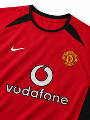 Manchester United 2002–04 Home Short Sleeve Jersey