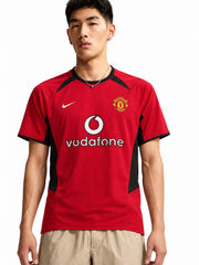 Manchester United 2002–04 Home Short Sleeve Jersey