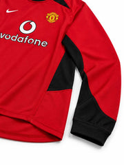 Manchester United 2002–04 Home Long Sleeve Jersey