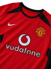 Manchester United 2002–04 Home Long Sleeve Jersey
