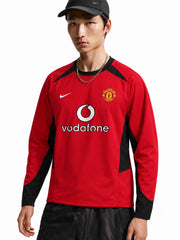 Manchester United 2002–04 Home Long Sleeve Jersey