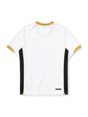 Manchester United 2006-07 away jersey in white with gold and black panels