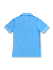 Napoli 1989/90 sky-blue home jersey with fold-down collar, V-neck opening, circular Napoli crest, Ennerre logo and navy Mars sponsor.