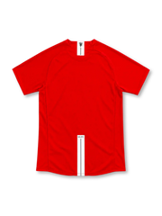 Manchester United 2007/08 red Nike Champions League Final home jersey featuring a white Swoosh, Manchester United crest, gold FINAL MOSCOW 2008 embroidery, white AIG sponsor and commemorative hem patch.