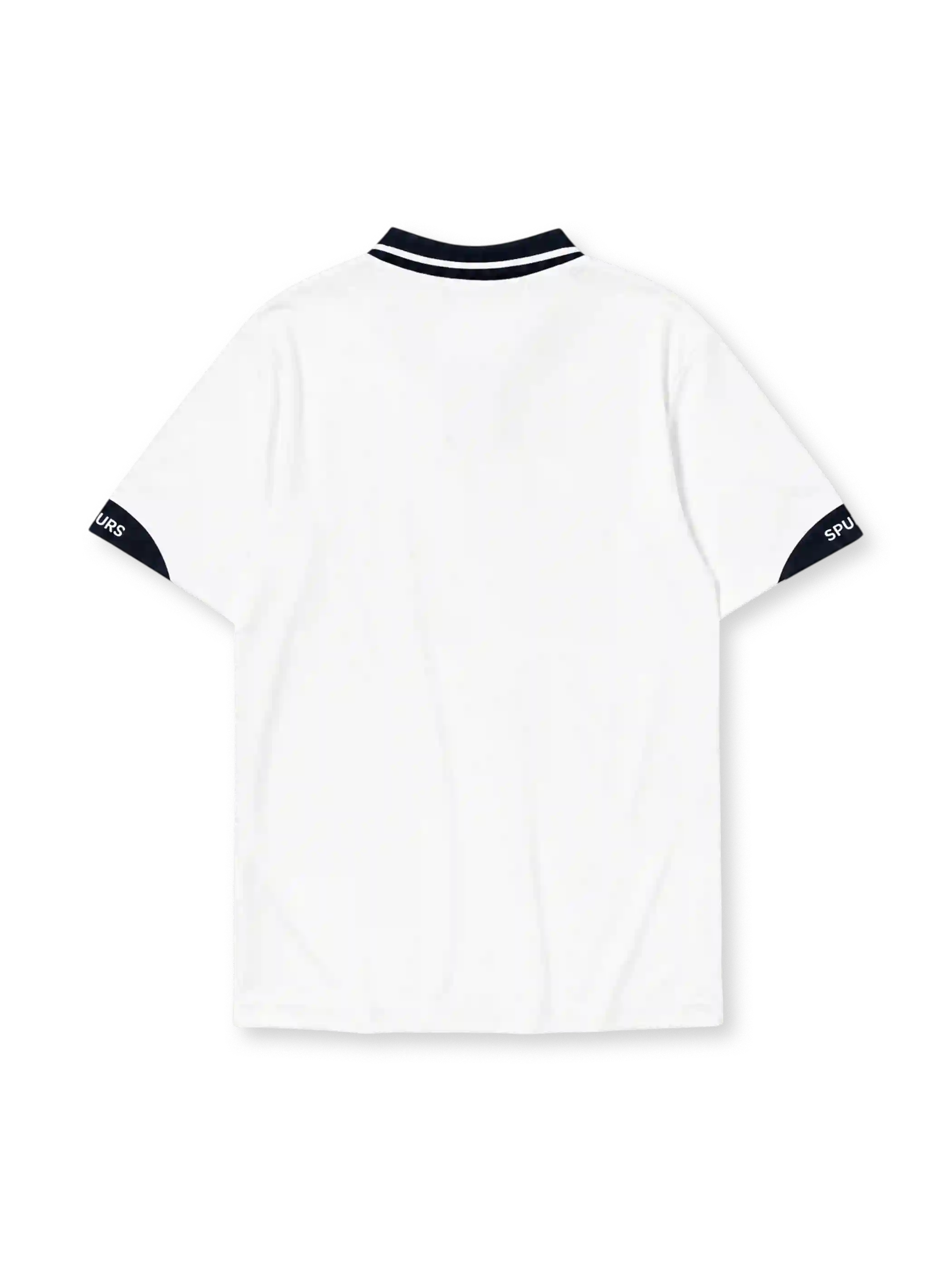 Tottenham Hotspur 1991-93 home jersey with navy collar and cuffs