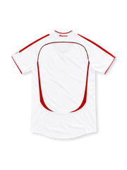 AC Milan 2006/07 white away jersey with Champions League Final Athens 2007 embroidery, adidas logo and bwin sponsor
