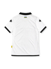 Parma 2012/13 white home jersey with black cross, Erreà logo, Navigare and Vorwerk Folletto sponsors