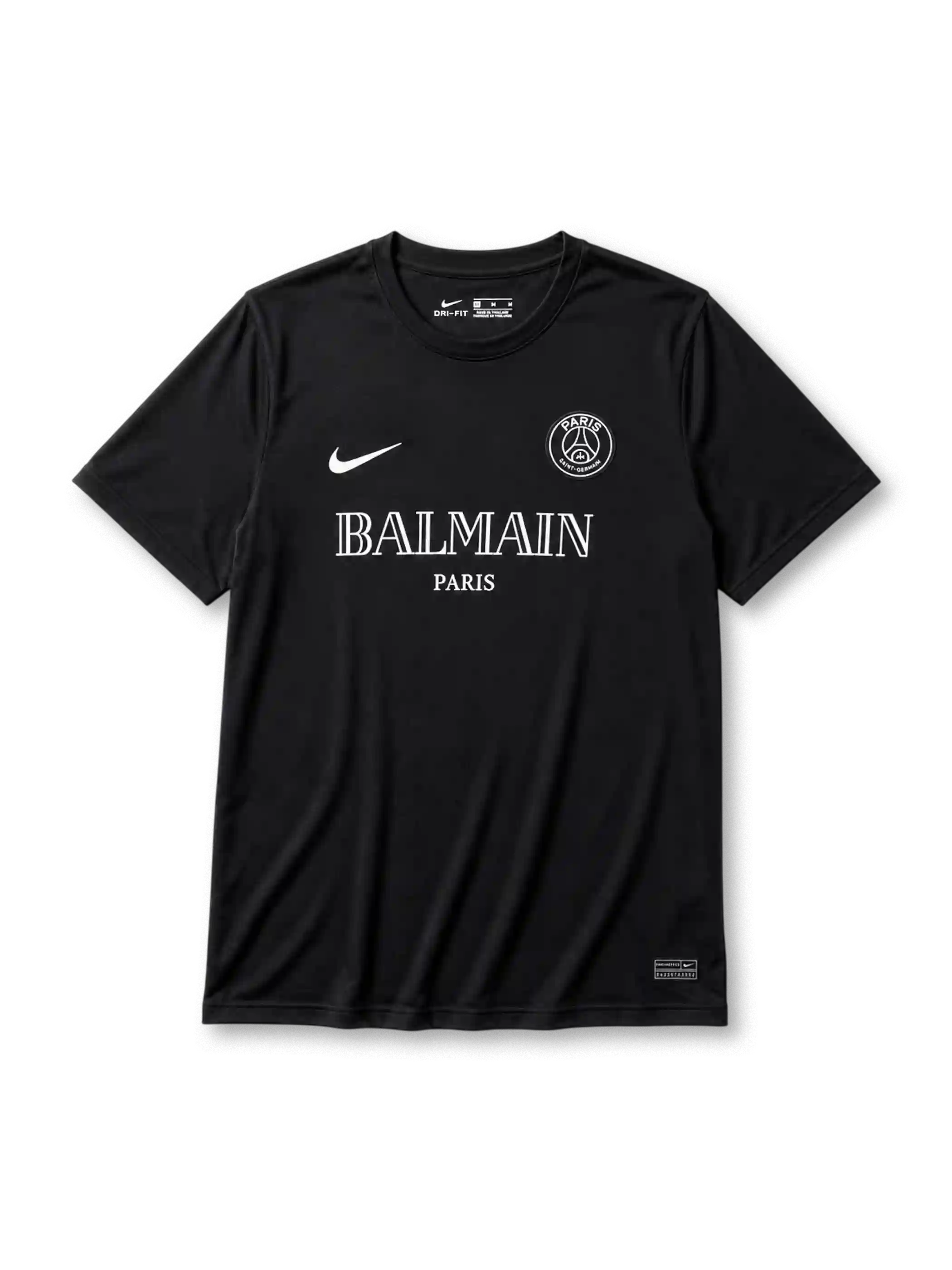 Paris Saint-Germain 2020 Balmain training shirt in black