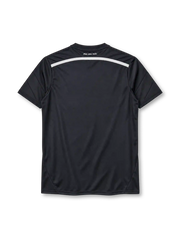 Bayern Munich 2014/15 black Adidas away jersey with red vertical stripe and Telekom sponsor