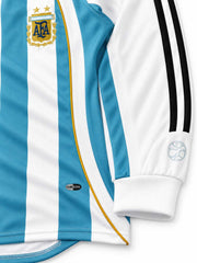 Argentina 2006 Home Long Sleeve Jersey