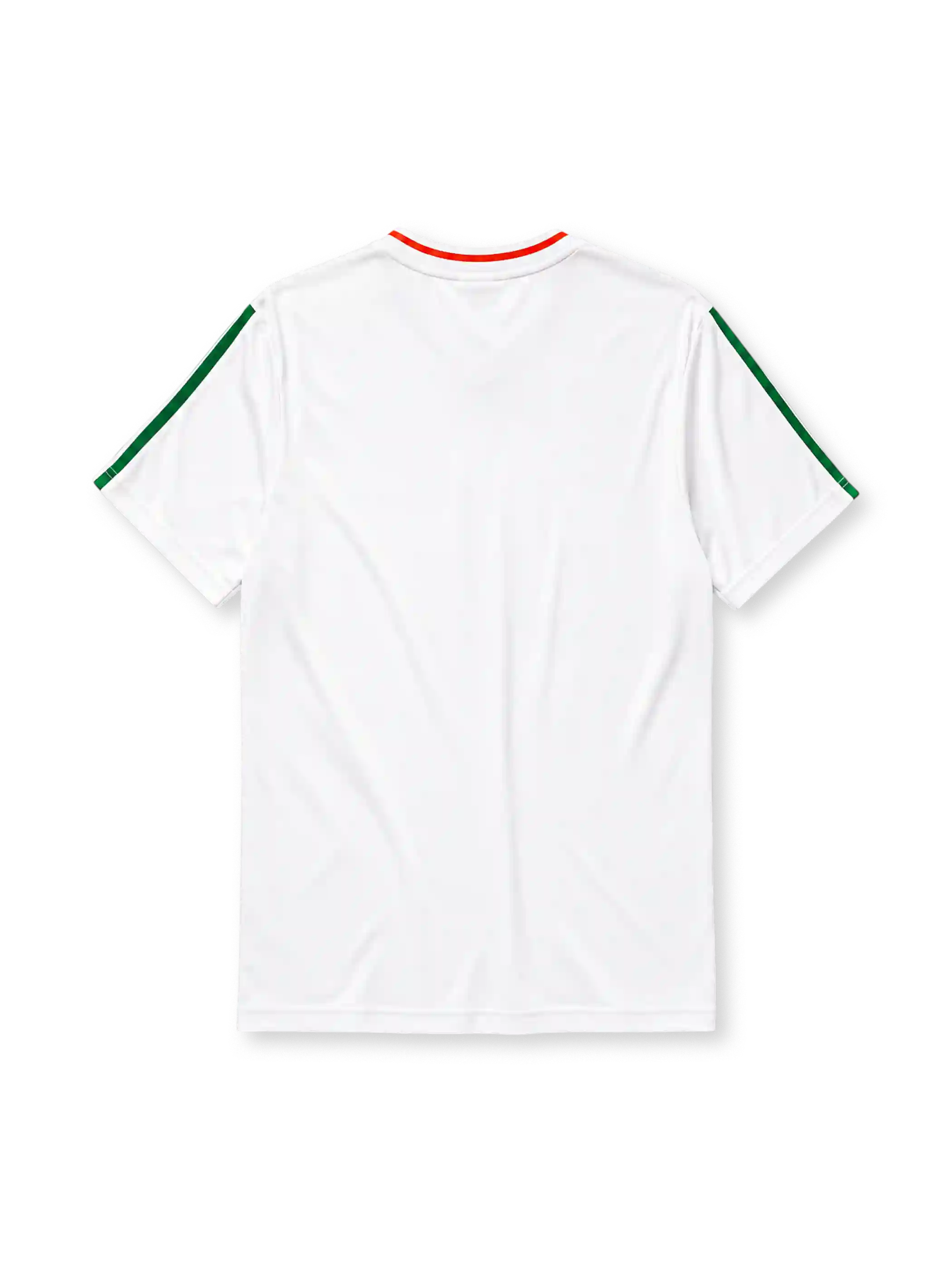 Republic of Ireland 1990-92 away jersey in white with green stripes
