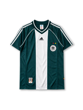 Germany 1998 away jersey in green with white panel