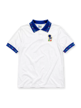 Italy 1994 away jersey in white with blue flag-motif collar