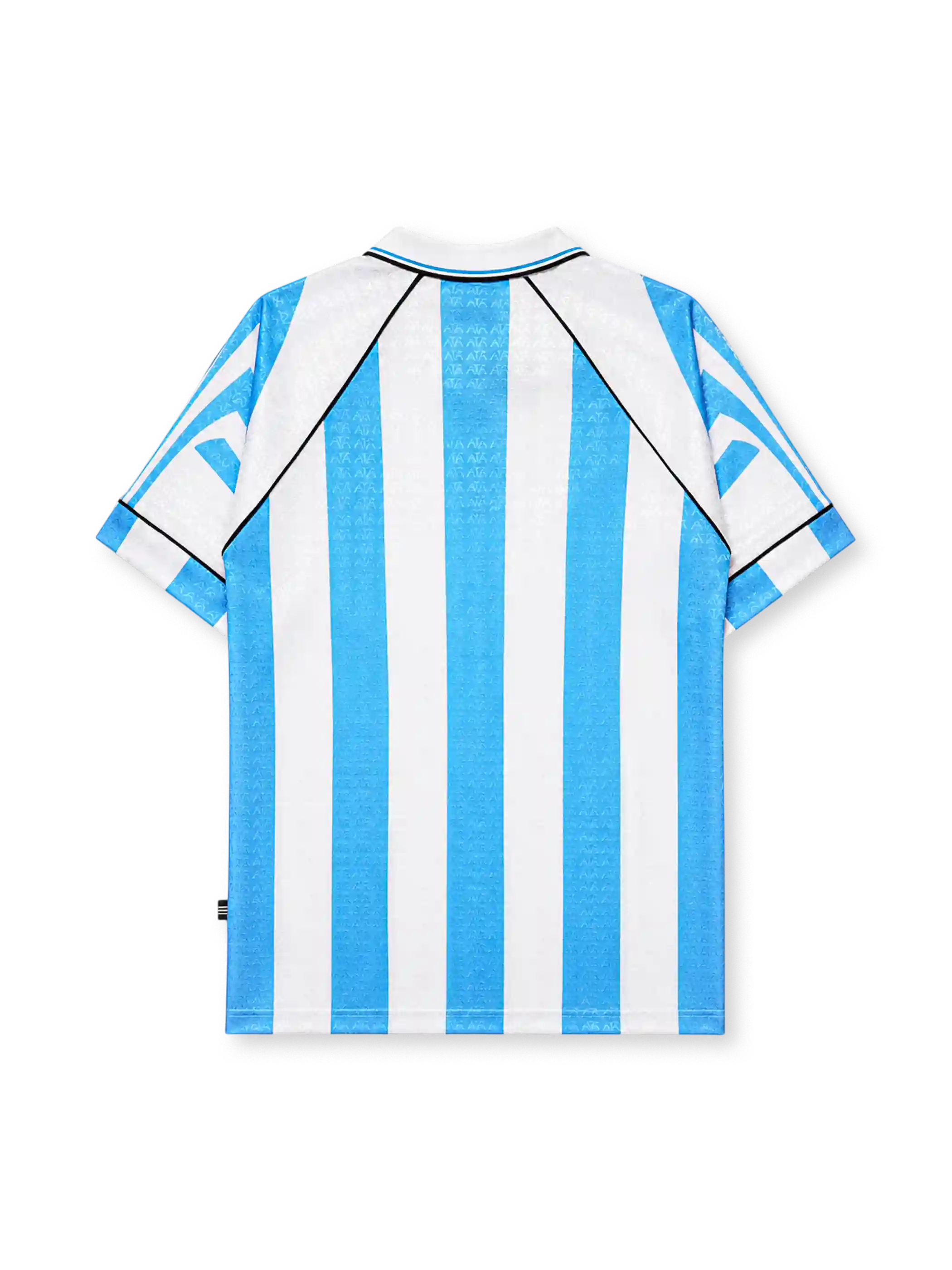 Argentina 1996-97 home jersey in sky blue and white stripes