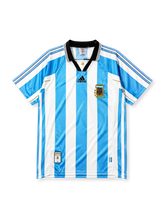 Argentina 1998-99 home jersey in sky blue and white stripes