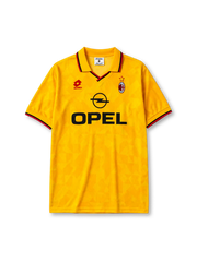 AC Milan 1995-96 third jersey in bright yellow