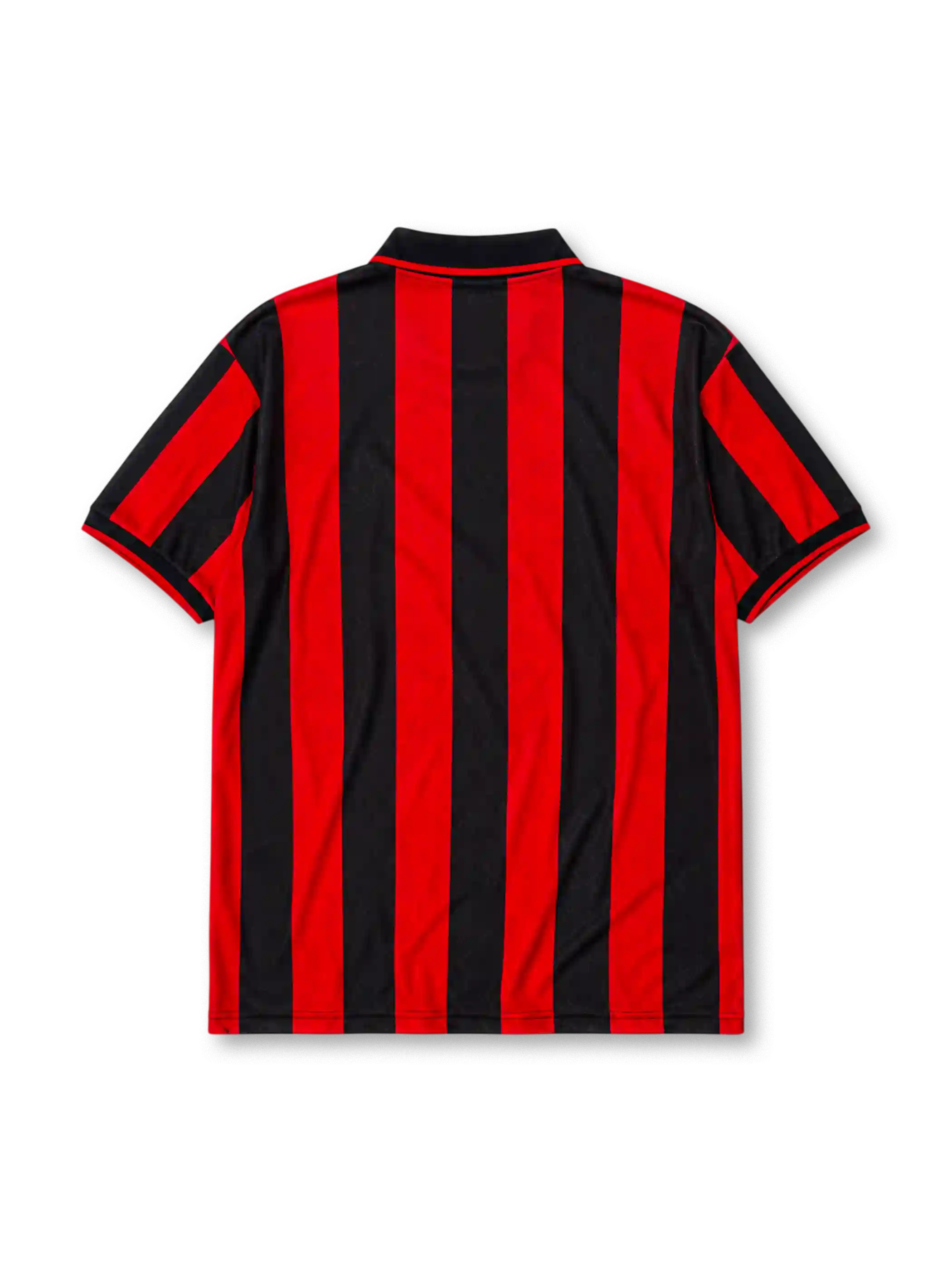 AC Milan 1995-96 home jersey in red and black stripes