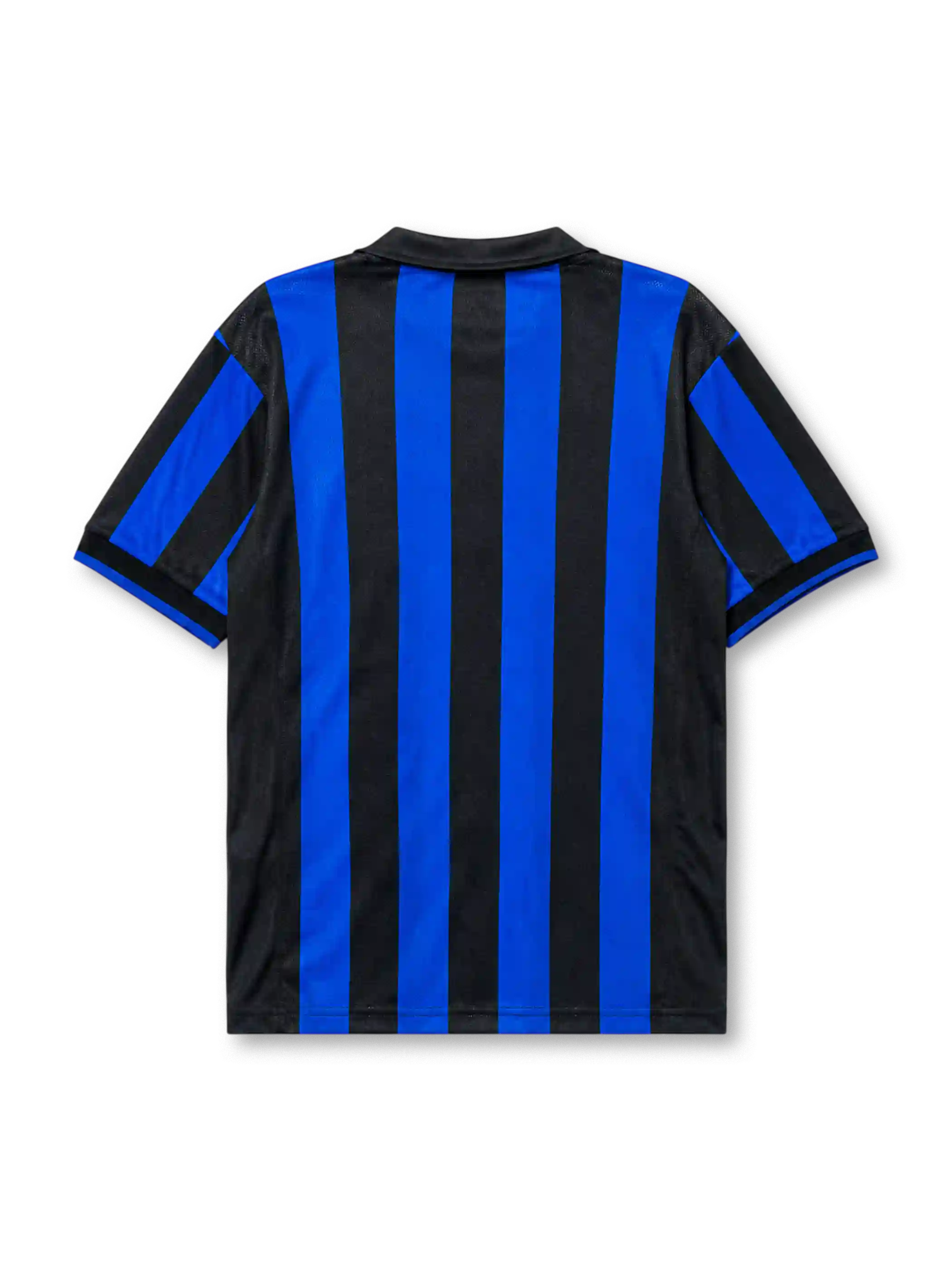 Inter Milan 1998-99 home jersey in blue and black stripes