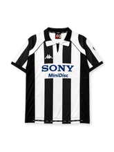 Juventus 1997-98 home jersey in black and white stripes