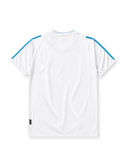 Olympique Marseille 2002-03 home jersey in white with blue stripes