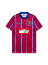 Aston Villa 1993-95 home jersey in claret with blue pinstripes