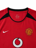 Manchester United 2002-04 Home Long Sleeve Jersey