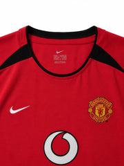 Manchester United 2002-04 Home Long Sleeve Jersey