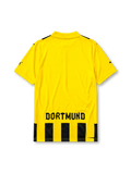 Borussia Dortmund 2012-13 yellow black home retro football jersey with Evonik sponsor