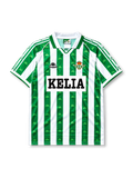 Real Betis 1995-97 green white home retro football jersey with Kelia sponsor