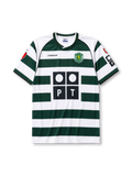 Sporting CP 2001-03 green white home retro football jersey with PT sponsor