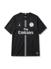 Paris Saint-Germain 2018-19 black third retro football jersey Jordan Fly Emirates
