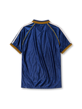 Real Madrid 1998-00 royal blue third retro football jersey with Teka sponsor
