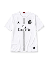 Paris Saint-Germain 2018-19 white away retro football jersey Jordan Fly Emirates