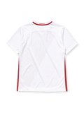 AS Monaco 2016-17 white red home retro football jersey with FedCom sponsor