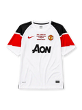 Manchester United 2010-11 white away retro football jersey Champions League final