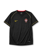 Portugal 2006 black away retro football jersey World Cup Nike